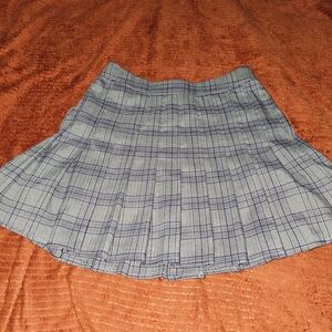 Arizona Jean Company Gray Checkered Mini Skirt